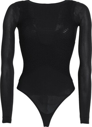 Lingerie Bodysuit Black-AQ