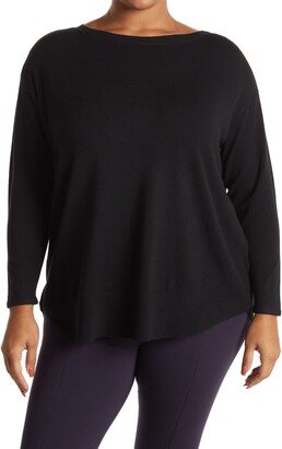 Shirttail Hem Tunic Sweater