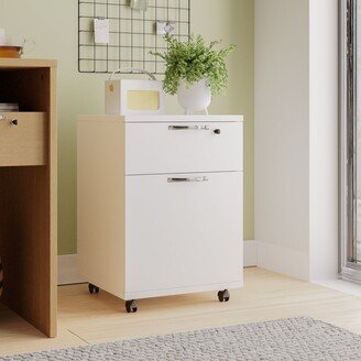 Dunelm Aidan Filing Cabinet White