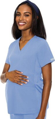 Med Couture Women's Maternity V-Neck Scrub Top