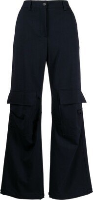 High-Waist Parachute Trousers