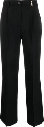 High-waist straight trousers-AD