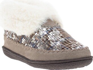 St Slumber Faux Fur Trim Slipper