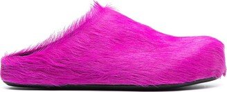 Fluffy Open Back Slippers