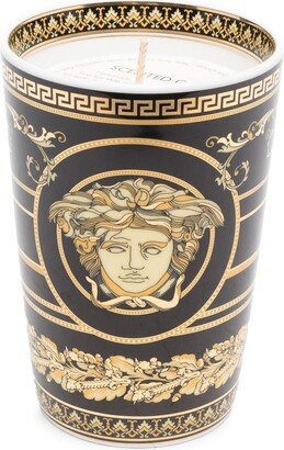 Medusa logo candle