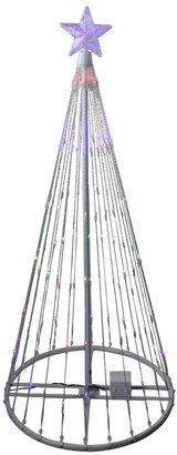 Northlight 4' Multi-Color Led Lighted Show Cone Christmas Tree Outdoor Decoration