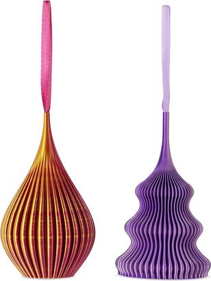 Sheyn SSENSE Exclusive Pink & Purple Kolner & Zayl Ornament Set