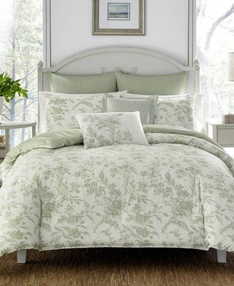 Natalie Cotton Reversible 3 Piece Duvet Cover Set, King