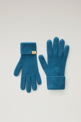 Ribbed Gloves in Pure Merino Virgin Wool-AB