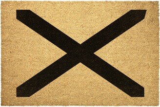 Alabama Flag Doormat State Cross Outdoor Rug Gift For Alabamian Door Mat Front Porch Decor Housewarming Home Christmas