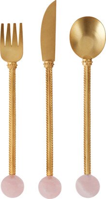 Natalia Criado Gold Stone Cutlery Set