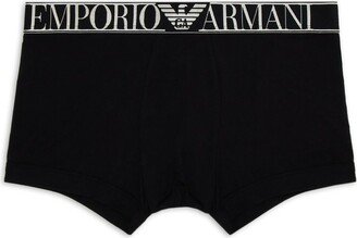 Logo-Waistband Modal Blend Boxers