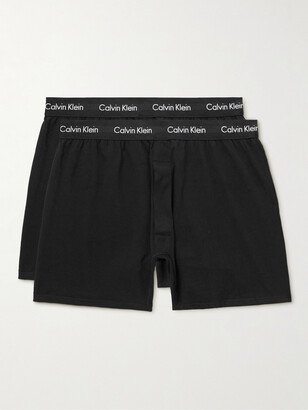 Two-Pack Stretch-Cotton Boxer Shorts