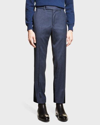 Men's Wool Tic Trousers-AA