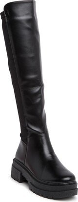 WILD DIVA LOUNGE Over-the-Knee Platform Lug Sole Boot