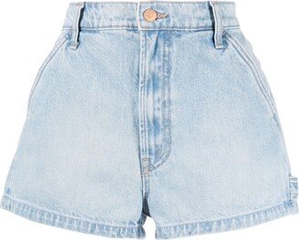 Mid-Rise Denim Shorts-AG