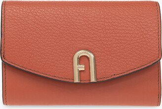 Leather Wallet - Orange