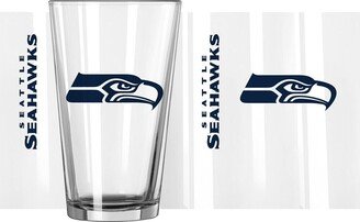 Seattle Seahawks 16 Oz Team Wordmark Game Day Pint Glass