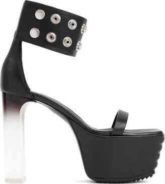 Eyelet Strap Detail Platform Sandals