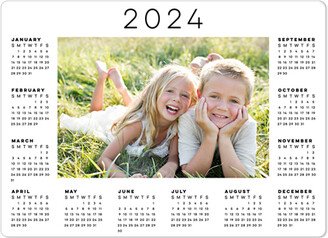 Magnets: Calendar Magnet, 4X5.5, White