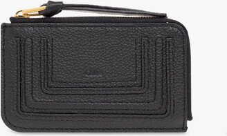 ‘Marcie’ Leather Card Holder - Black