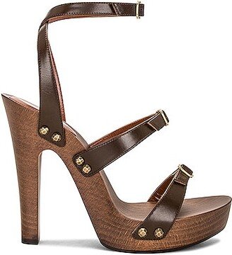 Jota Clog Sandal in Brown