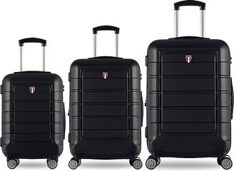 TUCCI Italy Console 3-Piece Hardshell Luggage Set