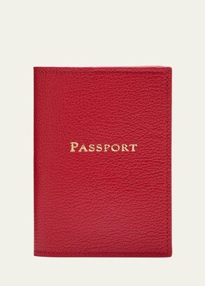 Leather Passport Holder-AA