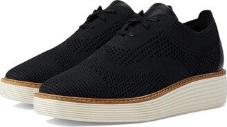 Original Grand Platform Stitchlite Oxford (Black Knit/Ivory) Women's Shoes