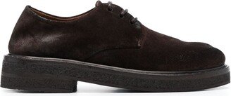 Lace-Up Suede Oxford Shoes-AF