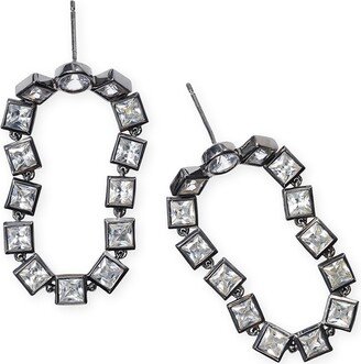 NAKARD Loop Earrings, White Zircon