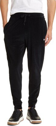 Heritage Logo Embroidered Velour Lounge Joggers