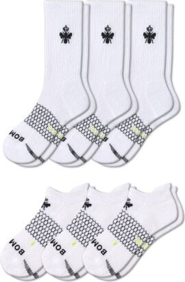 Men's All-Purpose Performance Athletic Calf & Ankle Workout Sock 6-Pack - White - XL - Athletic