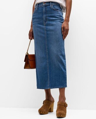 The Pencil Pusher Denim Midi Skirt