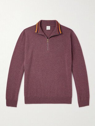 Cashmere Half-Zip Sweater-AG