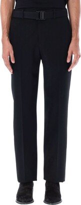 Belted Straight Leg Trousers