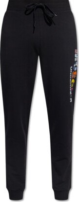 Sweatpants With Logo - Black-AF