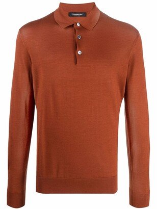 Fine-Knit Polo Shirt