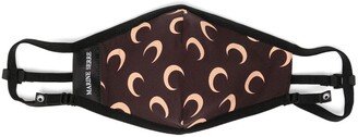 Crescent Moon Print Face Mask