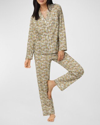 Floral-Print Organic Cotton Lawn Pajama Set