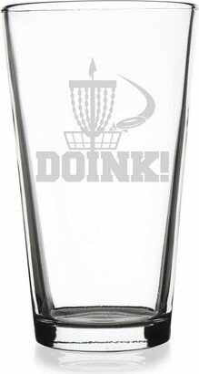 Doink Disc Golf Pint Glass - Golf, Golfing Gift, Gift Beer Glass, For Him, Men