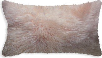 Natural Sheepskin Throw Pillow