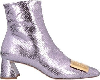 Ankle Boots Light Purple