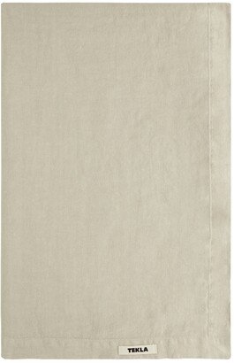 Grey French Linen Bedspread, Double