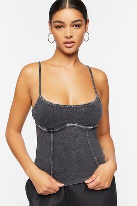 Oil Wash Bustier Cami