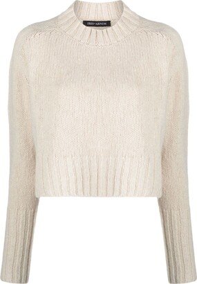 Crew-Neck Knitted Jumper-AG