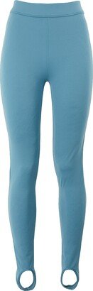 Recycled Poly High-waist Stirrup Leggings Leggings Pastel Blue