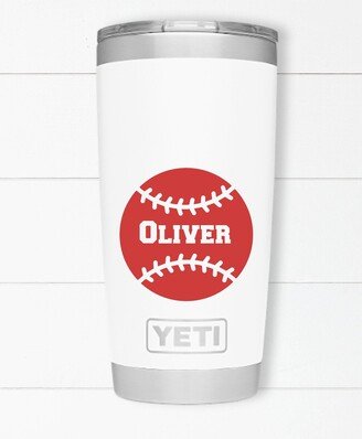 Baseball With Name Vinyl Decal, Personalized, Sports, Baseball, Car Window Sticker, Laptop Yeti Cup, Mom