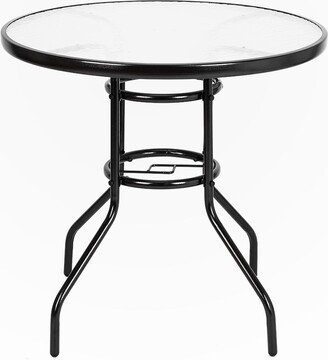 Yard Garden Round Glass Table