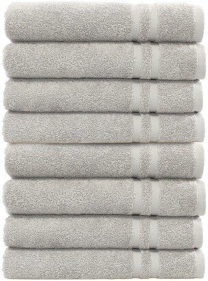 Denzi Hand Towels - Set of 8 - Grey